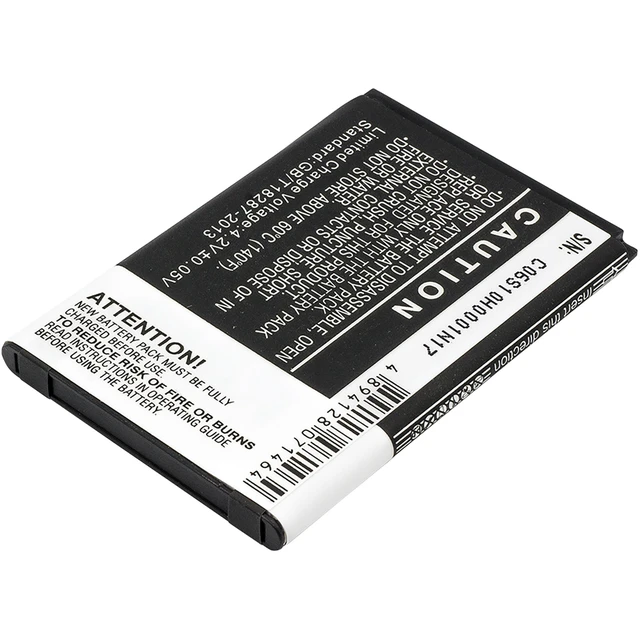 Alt view image 4 of 5 - Battery for Alcatel BY75 CAB150000SC1 CAB31Y0002C1 CAB31Y0006C1 TLiB5AA TLiB5AD