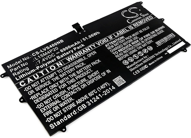Main image of Battery for Lenovo Yoga 4S 900S 12ISK 5B10J50660 5B10J50662 5B10J66116 L15M4P20