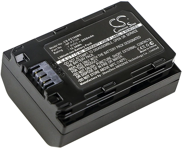 Main image of Battery for Sony A7 Mark 3 A7R Alpha a7 III a7R A9 ILCE-7M3 ILCE-7RM3 NP-FZ100