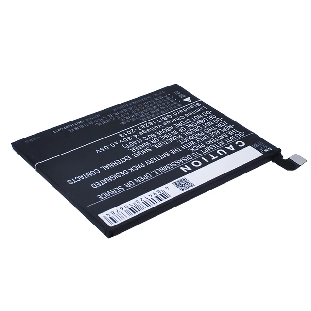 Alt view image 5 of 6 - Battery for OPPO R7 Plus BLP599 Mobile SmartPhone CS-OPR710SL 3.8v 4100mAh