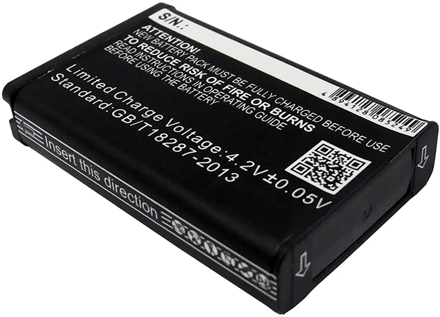 Alt view image 3 of 5 - Battery for Garmin E1GR E2GR VIRB Elite Virb 010-01088-00 010-11599-00 1800mAh