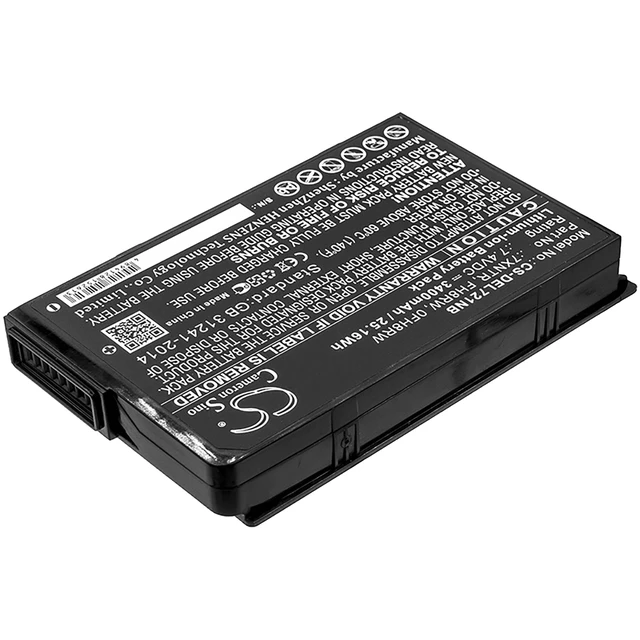 Alt view image 2 of 5 - Battery for DELL Latitude 12 7202 7212 0FH8RW 451-BCDH 7XNTR FH8RW J7HTX J82G5