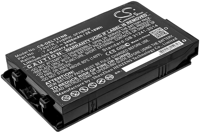 Main image of Battery for DELL Latitude 12 7202 7212 0FH8RW 451-BCDH 7XNTR FH8RW J7HTX J82G5