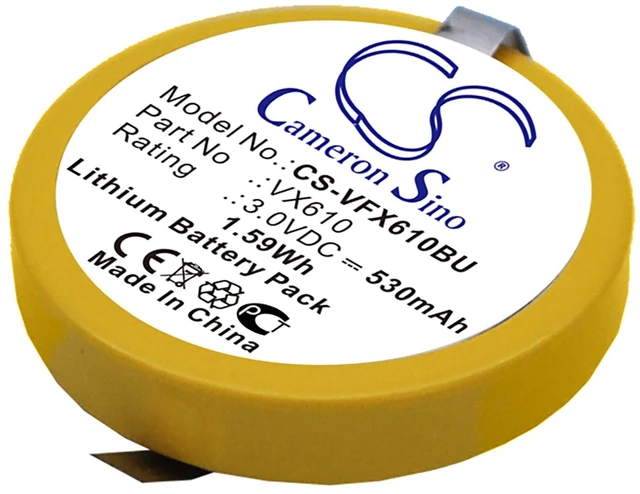 Main image of CMOS Battery for VeriFone VX610 wireless credit card mac terminal CS-VFX610BU