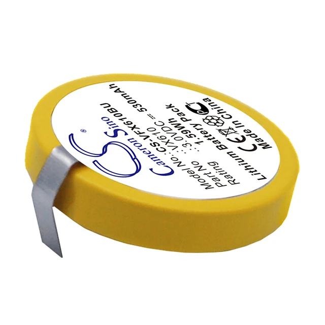 Alt view image 2 of 5 - CMOS Battery for VeriFone VX610 wireless credit card mac terminal CS-VFX610BU
