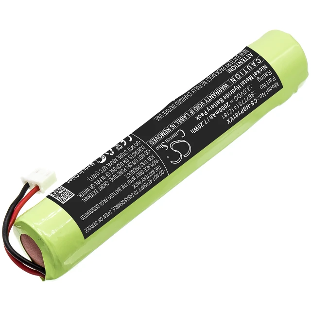 Alt view image 2 of 5 - Battery for Brush Cleaner Mop Hurricane Spin Scrubber 140127175457 CS-HSP181VX
