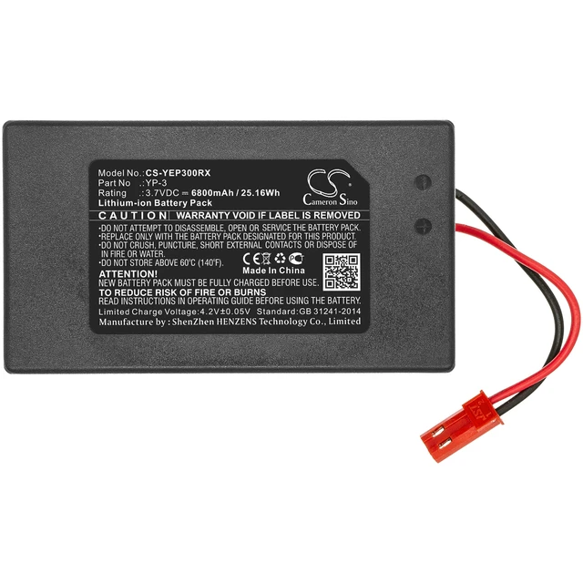 Alt view image 3 of 6 - Battery for YUNEEC ST10+ YP-3 Blade Q500 ST10 Chroma Ground Station 3.7V 6800mAh