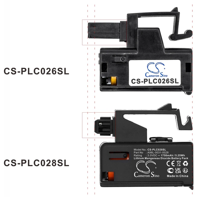 Alt view image 6 of 6 - Battery for FANUC 30i 31i 32i 35i-B BETA ISV ISVSP A02B-0323-K102 A98L-0031-0028