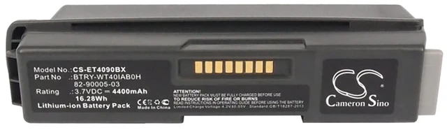 Alt view image 7 of 7 - Battery for Symbol WT4000 55-000166-01 82-90005-05 BTRY-WT40IAB0E BTRY-WT40IAB0H
