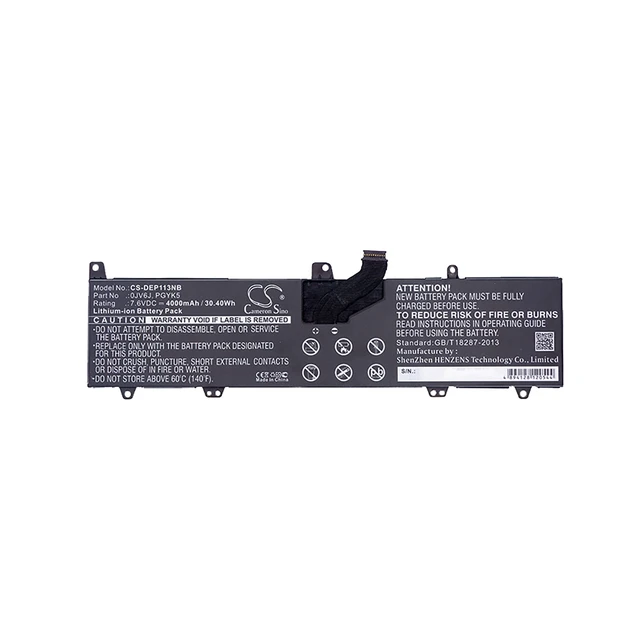 Alt view image 5 of 6 - Battery for DELL Inspiron 11 3000 04K8YH 0JV6J 8NWF3 GK5KY P24T P24T001 PGYK5