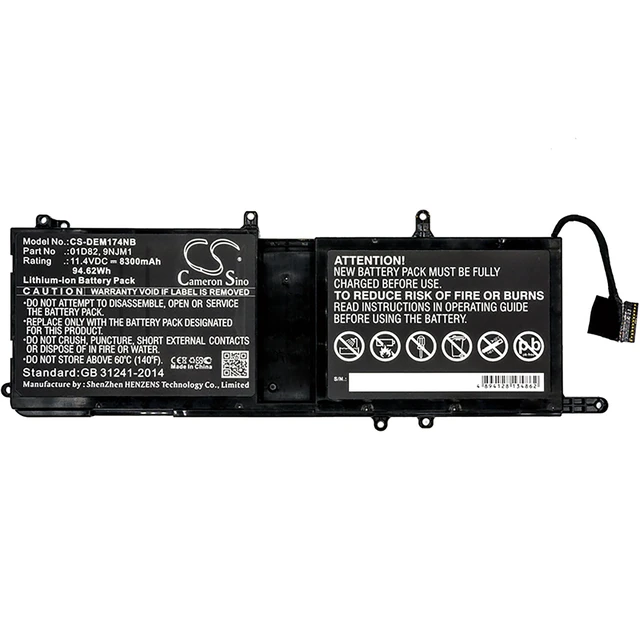 Alt view image 3 of 4 - Battery for DELL Alienware 15 R3 R4 R5 17 01D82 0HF250 0MG2YH 9NJM1 HF250 MG2YH