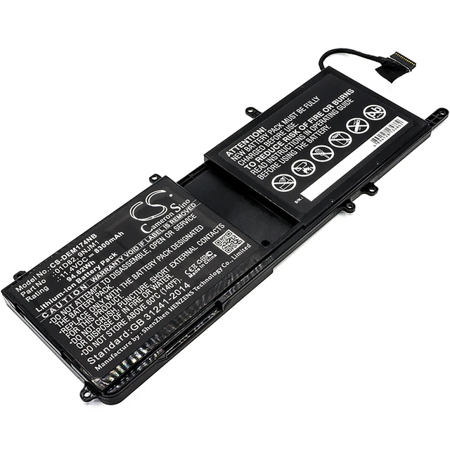 Main image of Battery for DELL Alienware 15 R3 R4 R5 17 01D82 0HF250 0MG2YH 9NJM1 HF250 MG2YH
