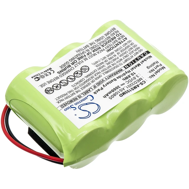 Alt view image 2 of 5 - Battery for Welch-Allyn WA20510S WA49020 Alaris 1550 2860 72250 2860729 AS10805
