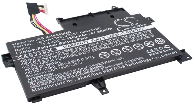 Alt view image 2 of 6 - Battery for Asus Transformer Book Flip TP500LA TP500LB 0B200-00990100 B31N1345