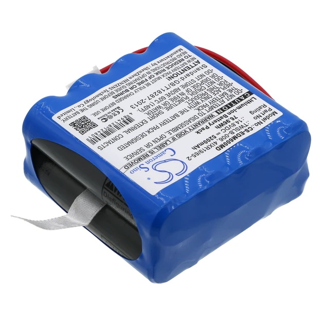 Alt view image 2 of 5 - Battery for EDAN F6 F9 Express 21.21.064150 4IXR19/65-2 HYLB-854 TWSLB-006 14.8V