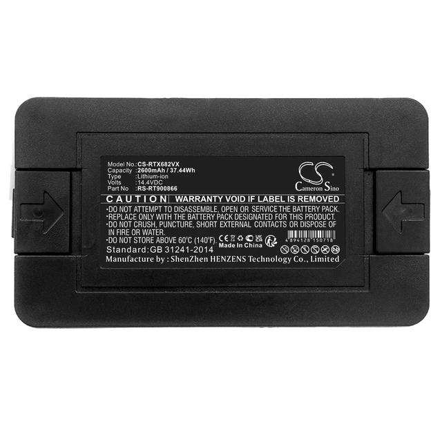 Alt view image 5 of 7 - Battery for Rowenta CMICR1850F5-4S1P RS-RT900866 Tefal 31 21 140 Fakir Bagotte