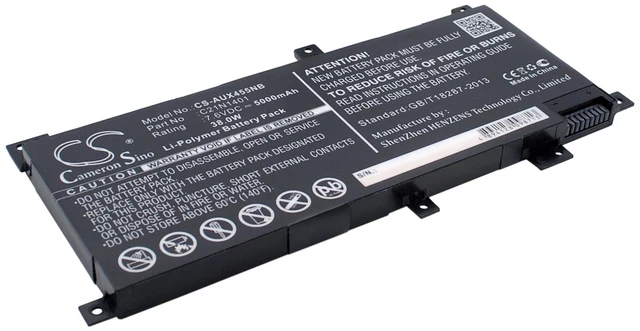 Alt view image 2 of 5 - Battery for Asus A455LA F455LD C21IN401 C21INI401 C21N1401 C21N1409 PP21AT149Q-1
