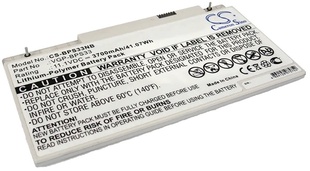 Main image of Battery for Sony SVT-14 SVT-14118CC SVT14118CCS SVT-15 SVT-1511M1E VGP-BPS33