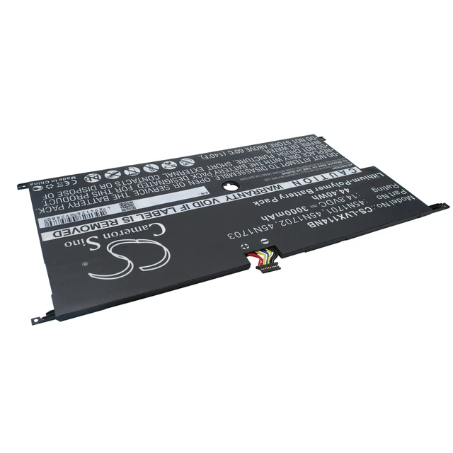 Alt view image 3 of 6 - Battery for Lenovo 20A7 20A8 Carbon X1 00HW002 00HW003 45N1701 45N1703 45N1700