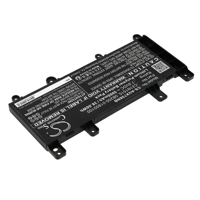 Alt view image 2 of 5 - Battery for Asus VivoBook F756UA Z756UQ 0B200-01800000 0B200-01800100 C21N1515