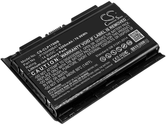 Main image of Battery for Clevo Nexoc G505 Hasee 6-87-X510S-4D7 6-87-X510S-4J7 P150HMBAT-8