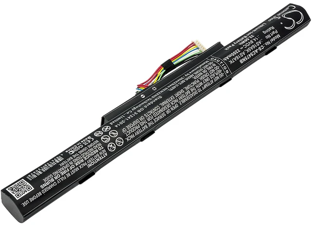 Alt view image 2 of 4 - Battery for Acer Aspire E5 F5 K50 ES1 P259 AS16A5K AS16A7K AS16A8K KT.0040G.007