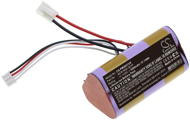 Main image of Battery for Plus Minus Zero XJB-B021 XJC-Y010 NCR1650-3S1P Vacuum CS-PMX021VX