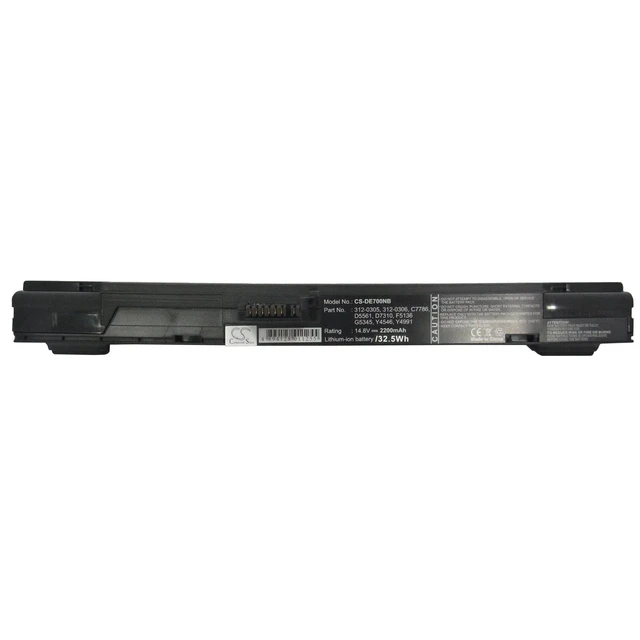 Alt view image 5 of 5 - Battery for DELL Inspiron 700m 710m D7310 312-0305 312-0306 C7786 G5345 Y4546