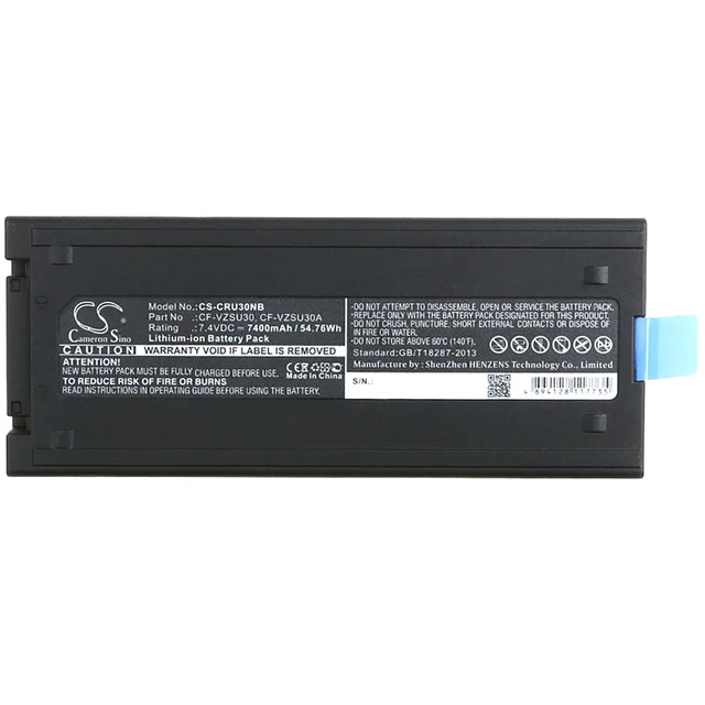 Alt view image 5 of 5 - Battery for Panasonic Toughbook CF18 CF-18 CF18D CF-VZSU30 CF-VZSU30A CF-VZSU30B