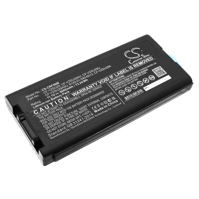 Main image of Battery for Panasonic ToughBook CF29 CF-52 CF-51 CF-VZSU29 CF-VZSU29A CF-VZSU29U