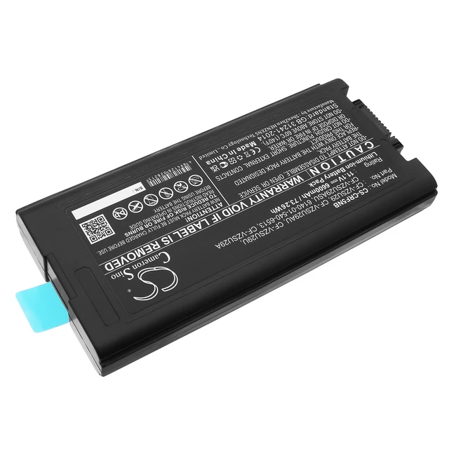 Alt view image 2 of 5 - Battery for Panasonic ToughBook CF29 CF-52 CF-51 CF-VZSU29 CF-VZSU29A CF-VZSU29U