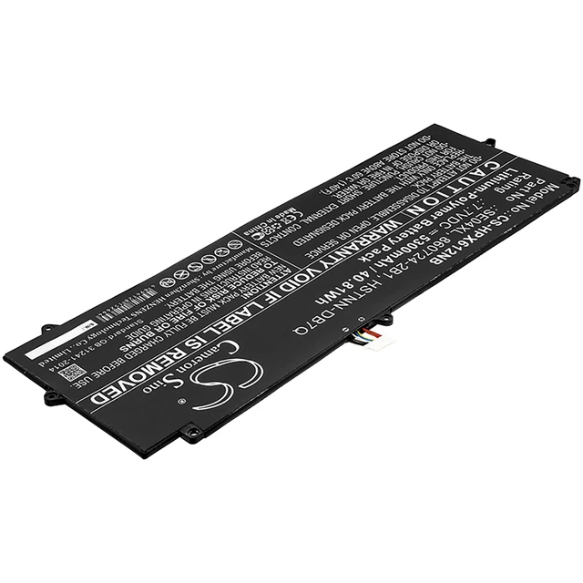 Alt view image 2 of 4 - Battery for HP Pro Tablet x2 612 G2 860708-855 860724-2B1 2C1 HSTNN-DB7Q SE04XL