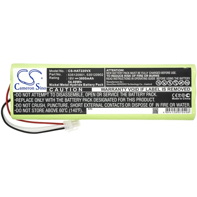 Alt view image 3 of 6 - Battery for Husqvarna Automower 210C 220ac 535120901 535120902 AU-18C AU-18V
