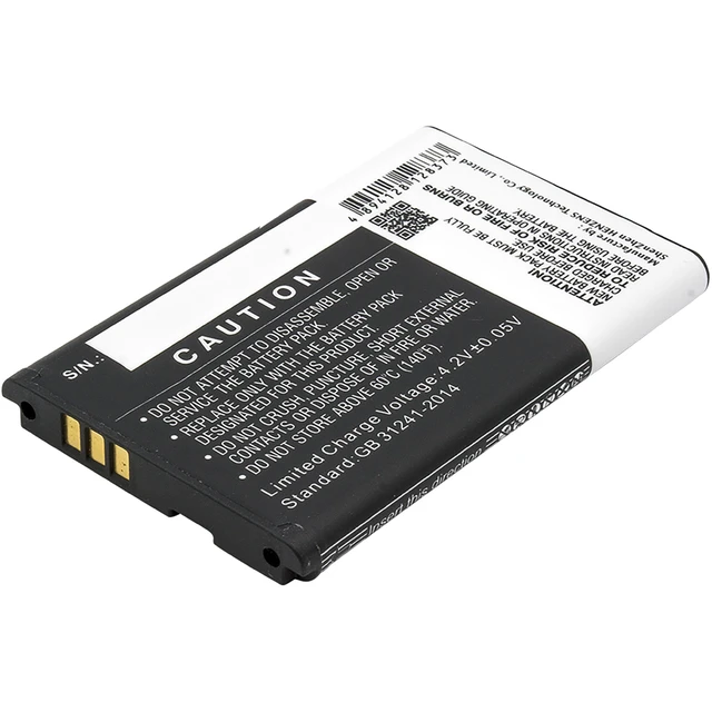 Alt view image 3 of 5 - Battery for Nokia Lumia 435 532 RM-1070 Microsoft BV-5J CS-NK435XL Li-ion 3.7V