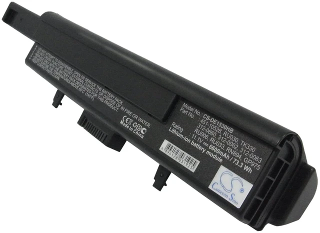 Main image of Battery for DELL XPS M1500 312-0660 312-0662 312-0663 451-10528 GP975 XT828
