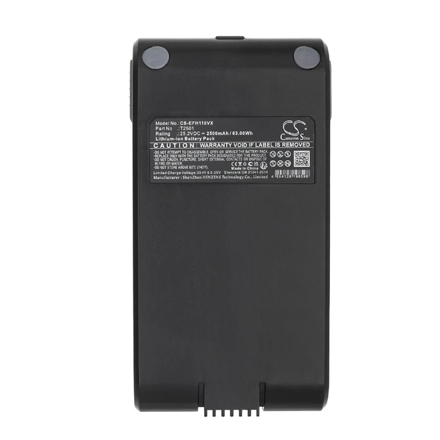 Alt view image 5 of 6 - Battery for Eufy HomeVac S11 Go Reach Lite Vistefly VC-1819A T2501 PK-1819-A03