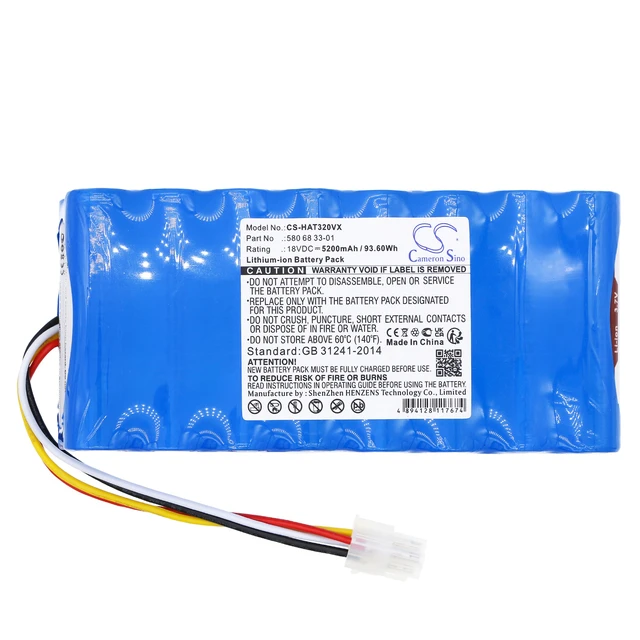 Alt view image 3 of 4 - Battery for Husqvarna AM430X AM440 AM550 Automower 320 330X 589585701 5200mAh