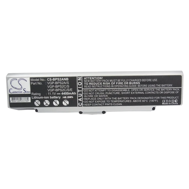 Alt view image 5 of 5 - Battery for Sony VAIO VGN-C90S VGN-C25G VGP-BPS2A/S VGP-BPS2C/S VGP-BPS2C/S/E