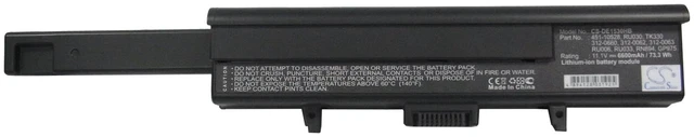 Alt view image 5 of 5 - Battery for DELL XPS M1500 312-0660 312-0662 312-0663 451-10528 GP975 XT828