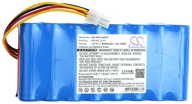 Alt view image 5 of 6 - Battery for Husqvarna 430X 550 Automower 420 430 440 520 580 68 33-01 6800mAh