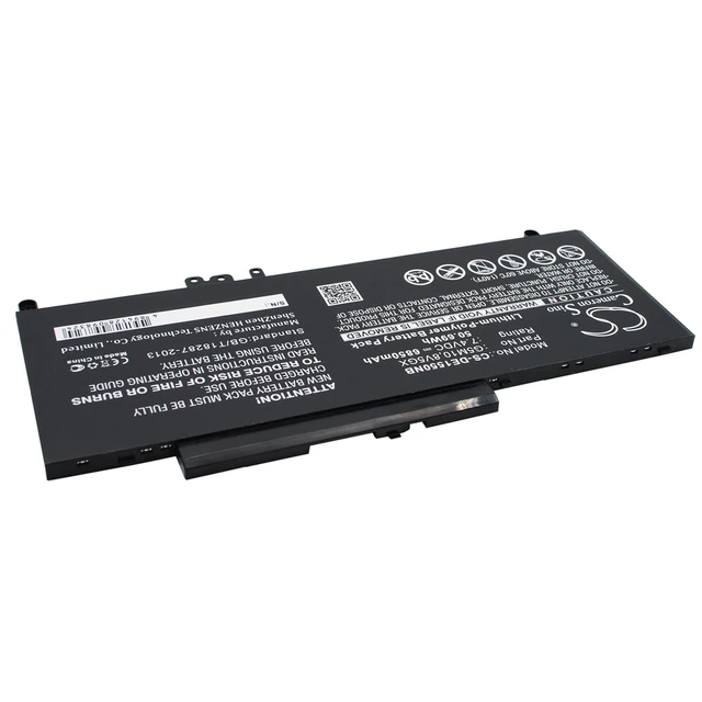 Alt view image 3 of 6 - Battery for DELL Latitude E5470 E5550 E5450 E5570 15 5000 G5M10 6MT4T 451-BBLN