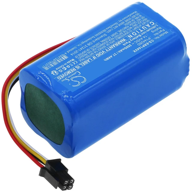 Alt view image 2 of 5 - Battery for Eureka Groove Robot Vacuum P14426D CS-ERP144VX 14.4v 2600mAh Li-ion