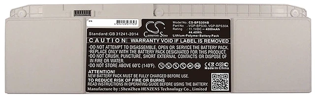 Alt view image 3 of 3 - Battery for Sony VAIO SVT-11 SVT-13 SVT131 SVT1311 SVT13125 VGP-BPS30 VGP-BPS30A