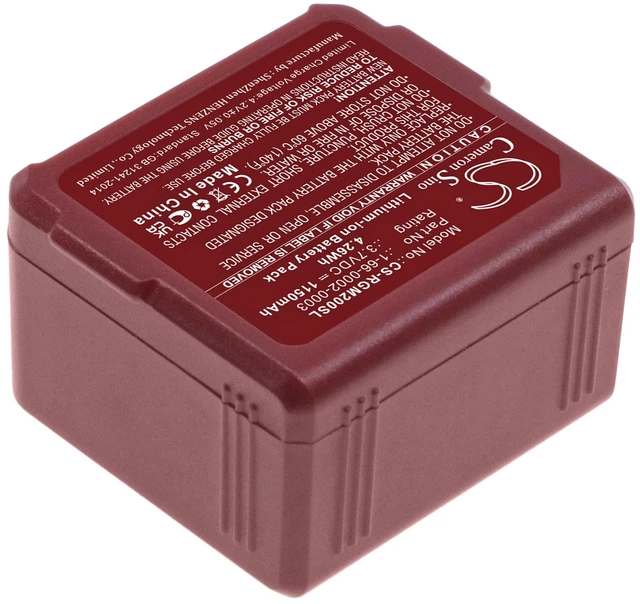 Alt view image 2 of 6 - Battery for RGIS Guia RM2 1-66-0002-0003 Handheld Barcode Scanner CS-RGM200SL