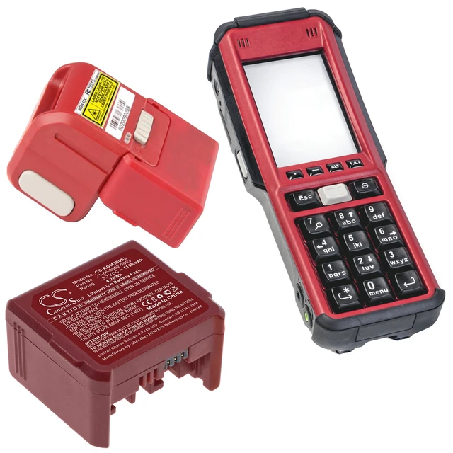 Alt view image 6 of 6 - Battery for RGIS Guia RM2 1-66-0002-0003 Handheld Barcode Scanner CS-RGM200SL