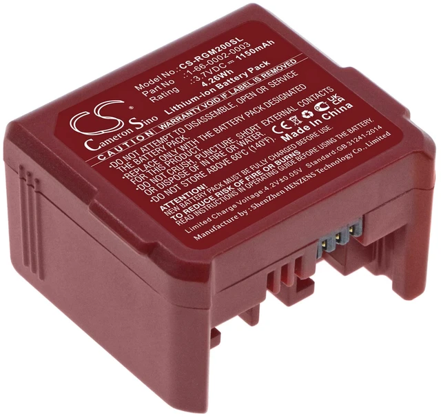 Main image of Battery for RGIS Guia RM2 1-66-0002-0003 Handheld Barcode Scanner CS-RGM200SL
