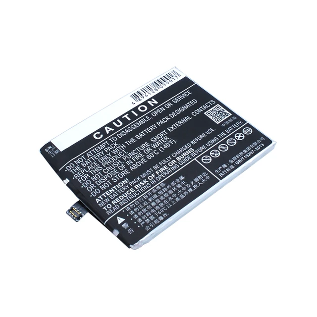 Alt view image 3 of 6 - Battery for Meizu M462U MX4 Pro MX4SWDS0 BT41 N0004720 US525972H4 CS-MX430SL