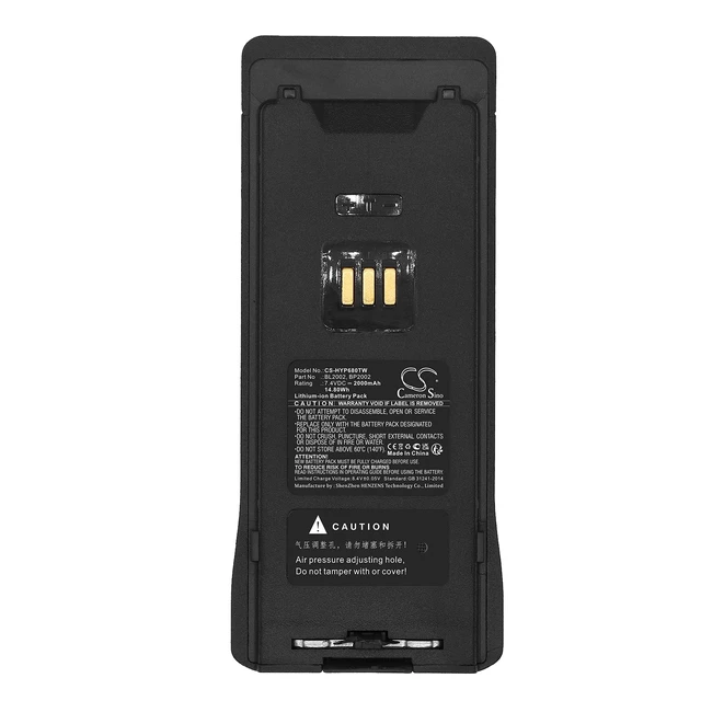 Alt view image 5 of 5 - Battery for Hytera HP600 HP602 HP605 HP680 HP682 HP685 BL2002 BP2002 CS-HYP680TW
