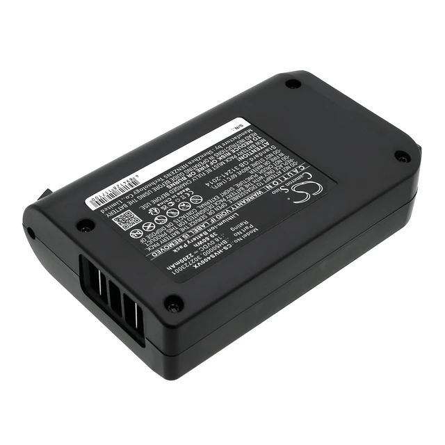 Alt view image 2 of 5 - Battery for Hoover 302723001 BH50000 BH50010 BH50015 Platinum LINX Stick Vacuum