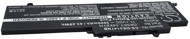 Alt view image 2 of 5 - Battery for DELL Inspiron 11 3158 3147 3000 15 7000 13 7353 P20T GK5KY 4K8YH